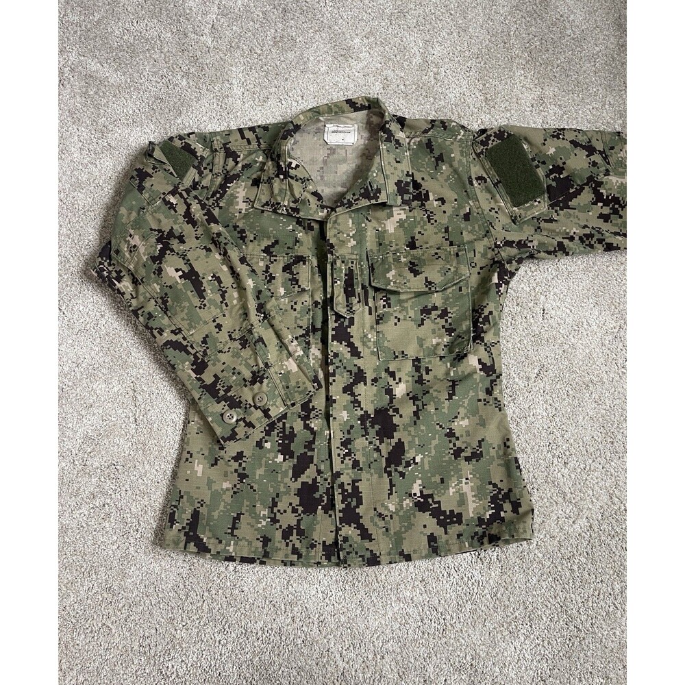 U.S. Navy Blouse X-Small Short Working Uniform Type III NWU Seals Military Camo